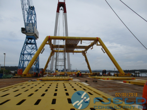 EKOVC, Protection Structures, barge transport, Tonsberg- Gismarvik, Tronds Barge 29, Aug, 2018